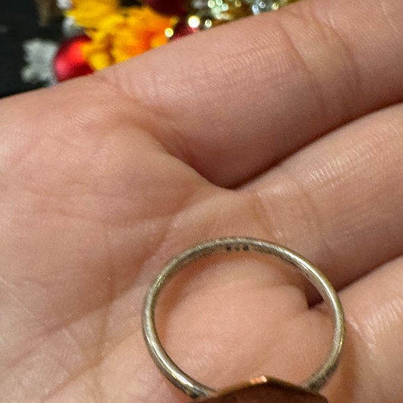 .925 sterling silver and copper handmade ring ✨ - Picture 10 of 11